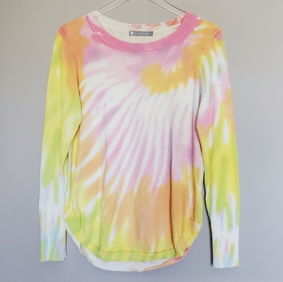 In2 by InCashmere Tie Dye Knit Long Sleeve Sweater - Picture 2 of 9